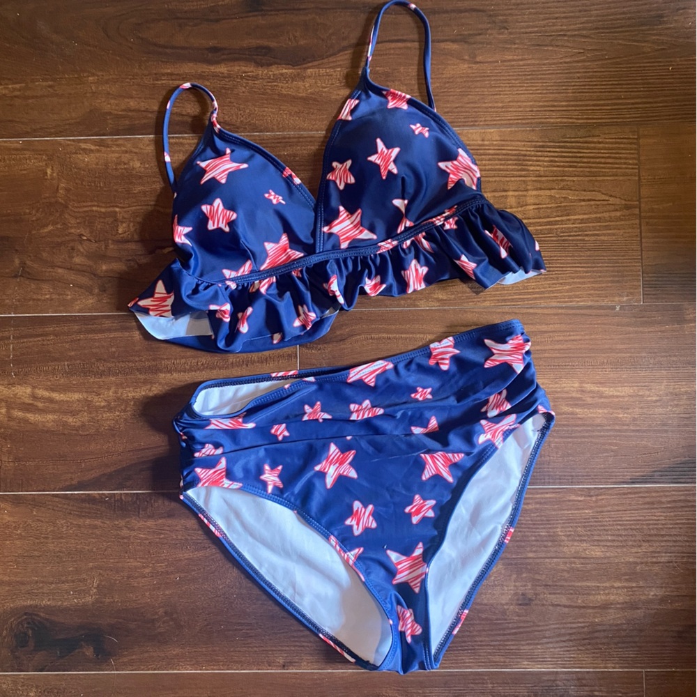Red, White & Blue Swimsuit